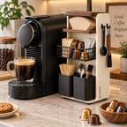 Zomelvia™ Side-Mount Coffee Machine Organizer