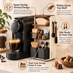 Zomelvia™ Side-Mount Coffee Machine Organizer