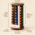 Zomelvia™ 360° Rotating Coffee Capsule Tower