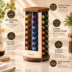 Zomelvia™ 360° Rotating Coffee Capsule Tower