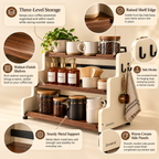 Zomelvia™ Tiered Coffee Bar Countertop Riser